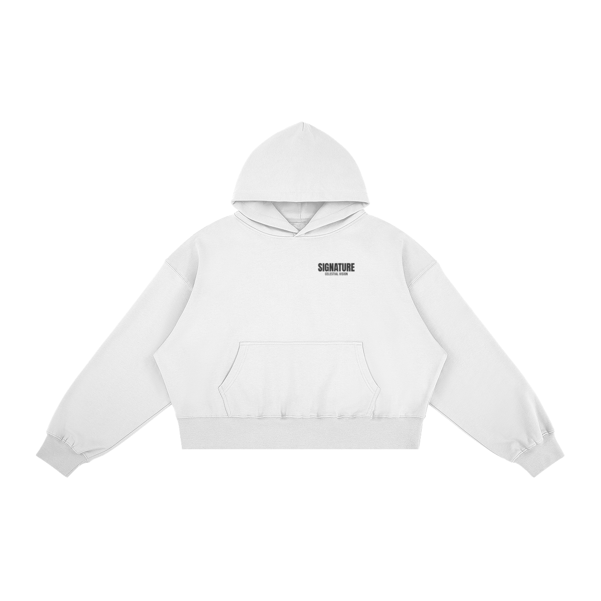 White CV26 Signature - Oversize Hoodie
