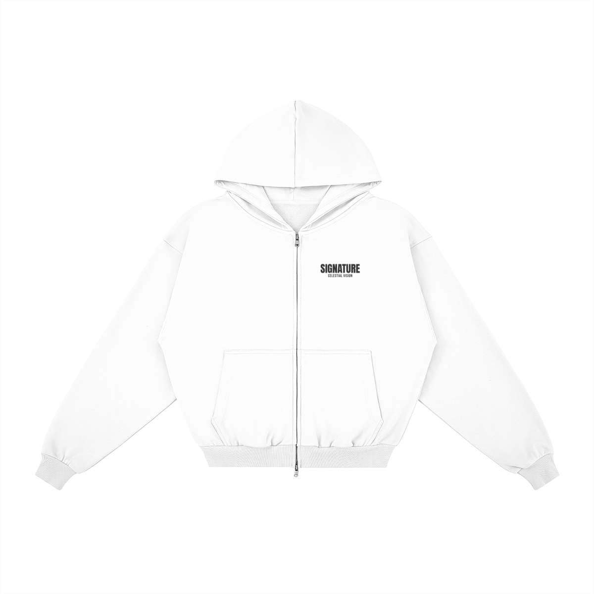 White CV26 Signature - Oversize Zipper