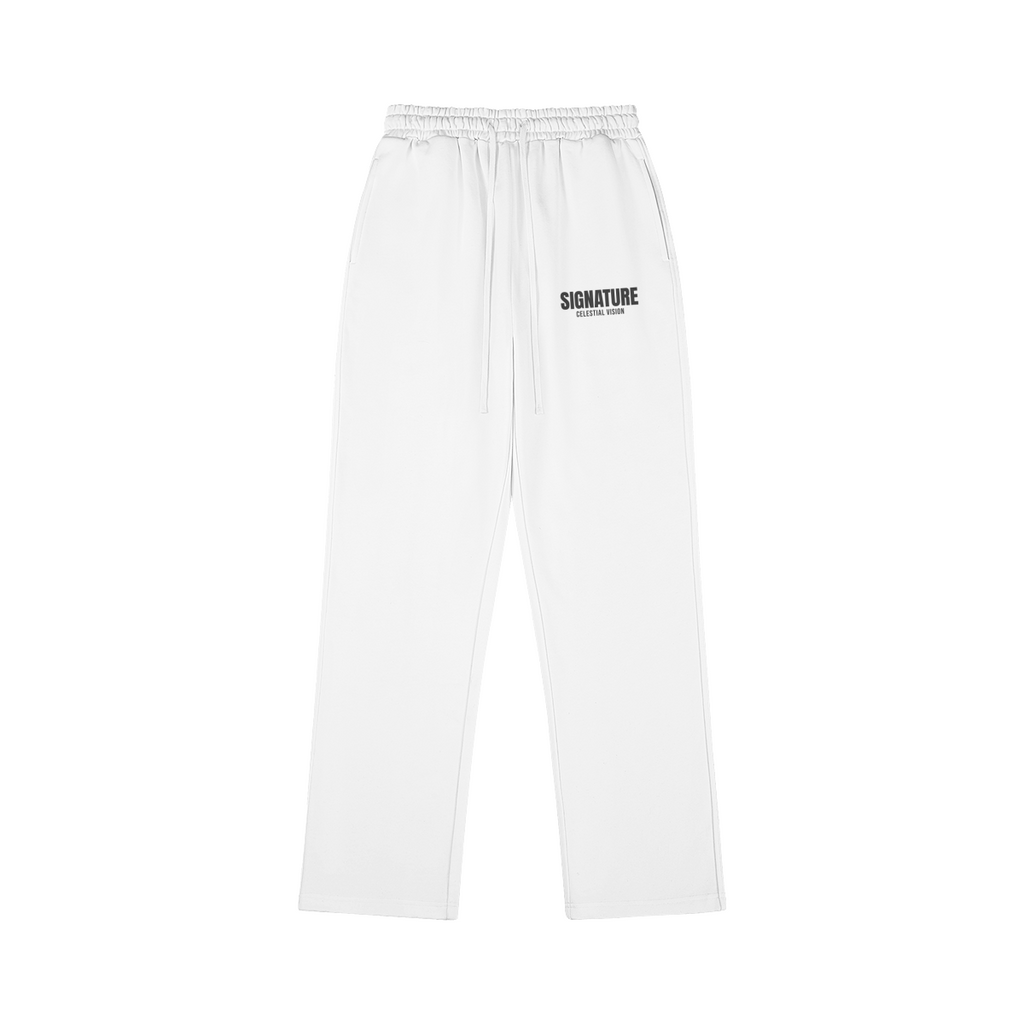 White CV26 Signature - Oversize Sweatpants