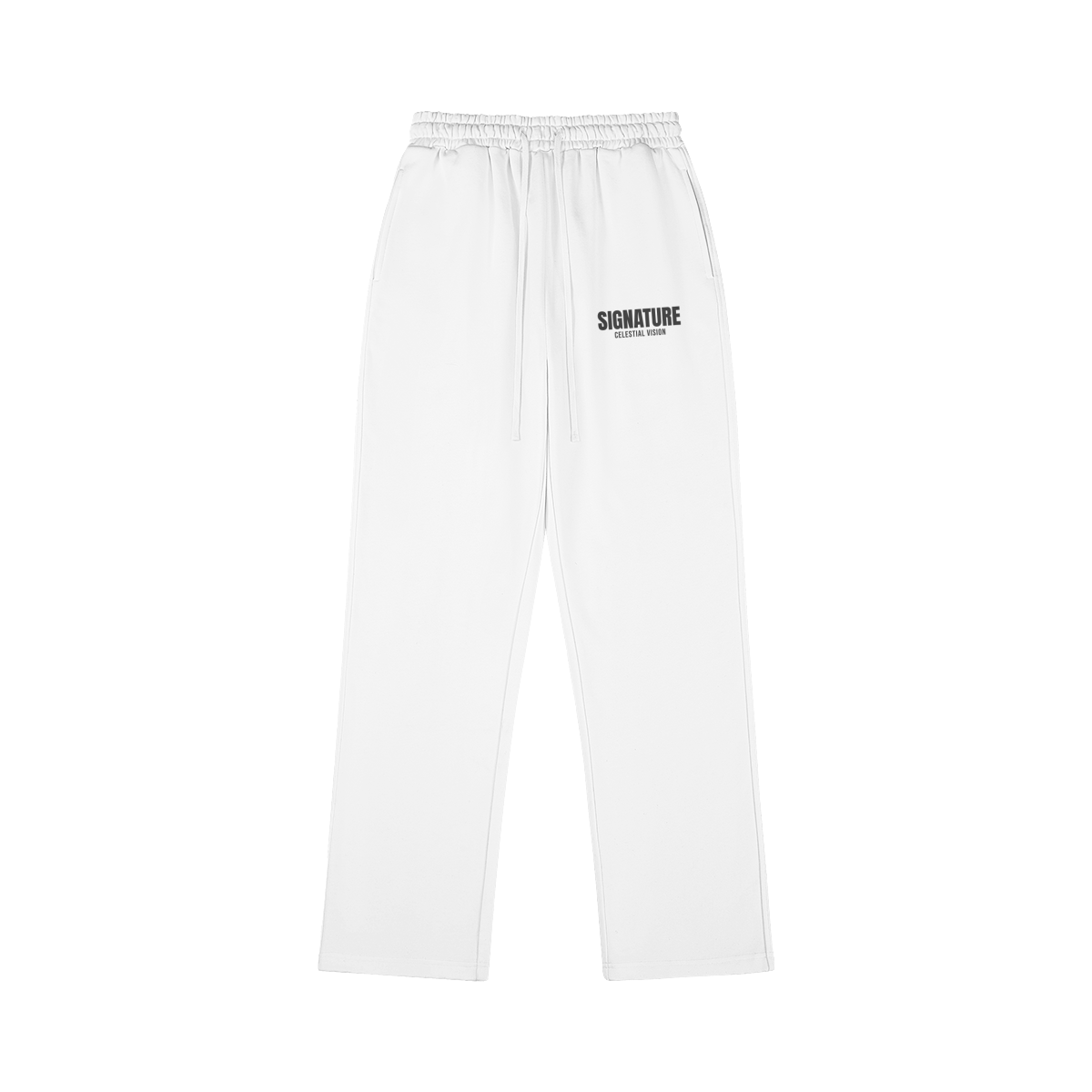 White CV26 Signature - Oversize Sweatpants