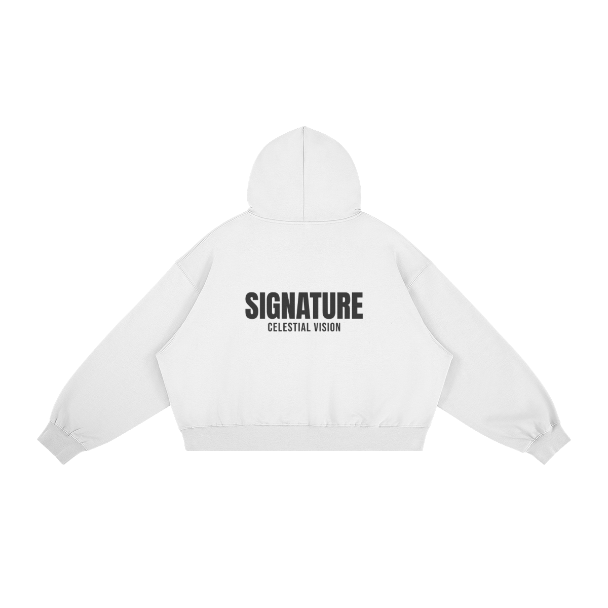 White CV26 Signature - Oversize Hoodie