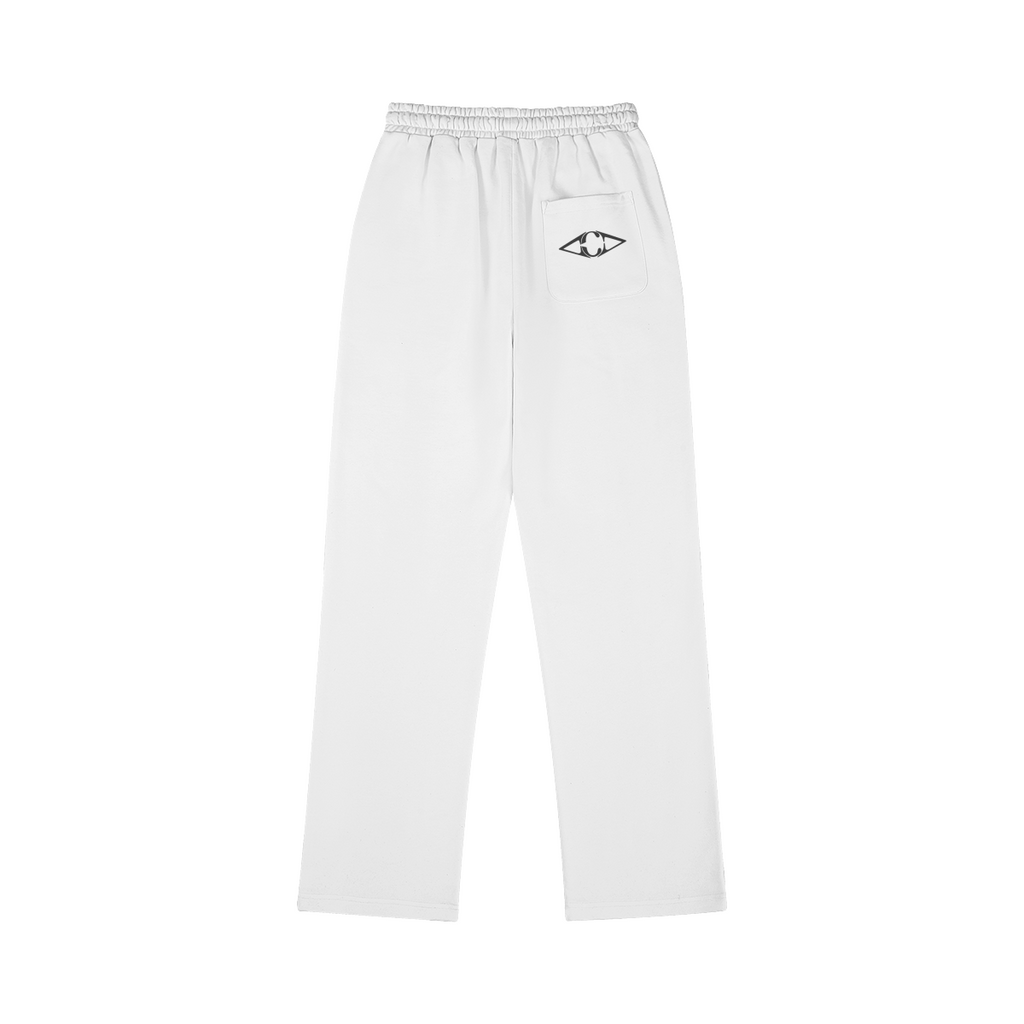 White CV26 Signature - Oversize Sweatpants