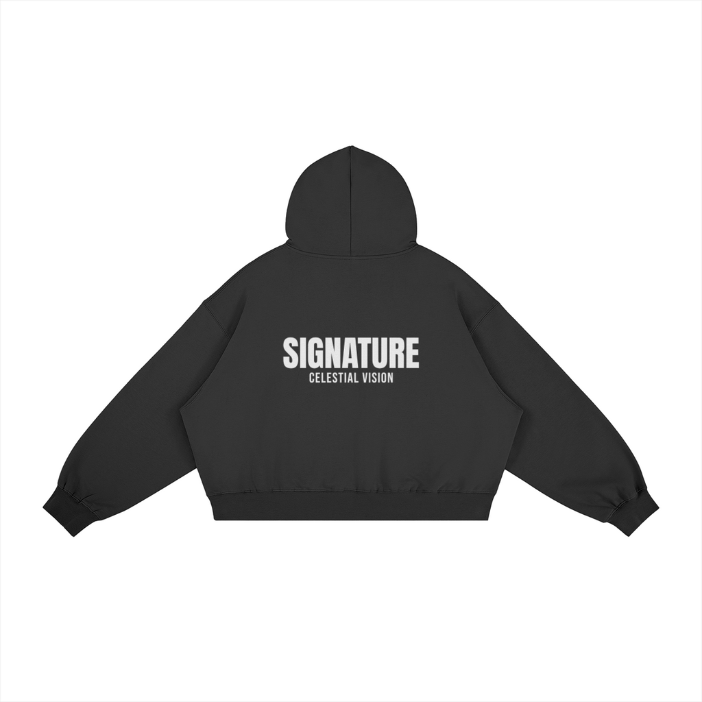 Black CV26 Signature - Oversize Hoodie